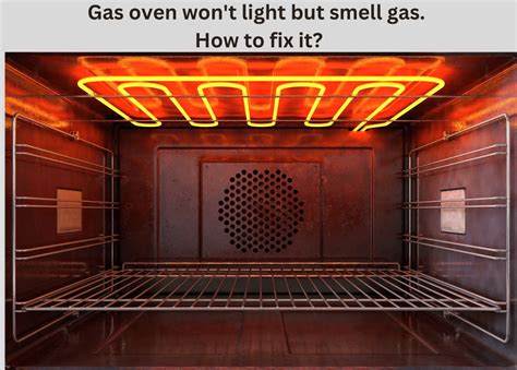 when your gas oven won't light